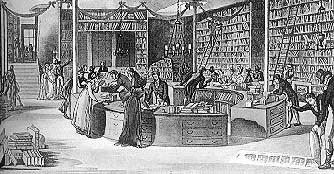18de-eeuwse boekenwinkel