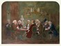 Joshua Reynolds -A literary party at Sir Joshua Reynolds - 1781 - Hyde Collection, Someville, New Jersey