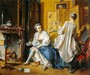 Franois Boucher - The Toilette - 1742 - Oil on canvas, 53 x 67 cm - Museo Thyssen-Bornemisza, Madrid / Boucher also pioneered these small, intimate pictures, usually of women or young girls dressing and undressing. Although not exactly erotic, they gave the artist an opportunity to paint flesh, and to please his patrons with pictures suitable for their bed-rooms and sitting-rooms.