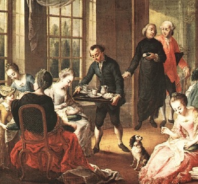 het 18de-eeuwse gezelschapsleven