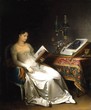 Marguerite Grard - Lady Reading in an Interior