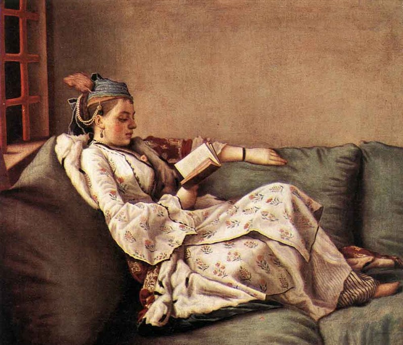 Etienne Liotard - Marie Adalaide, 1753, Galleria degli Uffizi, Firenze