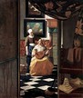 Johannes Vermeer, De liefdesbrief, c. 1667-1670, oil on canvas, 17 3/8 x 15 1/8 in. (44 x 38.5.cm), Rijksmuseum, Amsterdam